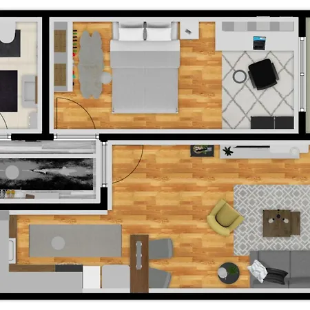 Modern 1br With Workspace, Ideal For Long Apartament Sarajewo